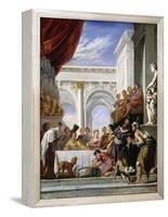 The Parable of Lazarus and the Rich Man, 1618-28-Domenico Fetti-Framed Premier Image Canvas