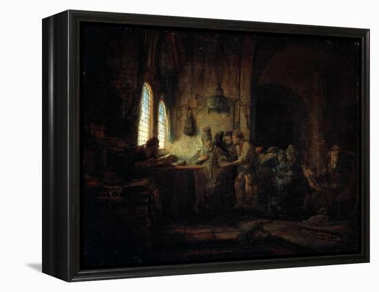 The Parable of the Labourers in the Vineyard, 1637-Rembrandt van Rijn-Framed Premier Image Canvas