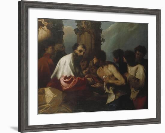 The Parable of the Labourers in the Vineyard-Cristofano Allori-Framed Giclee Print