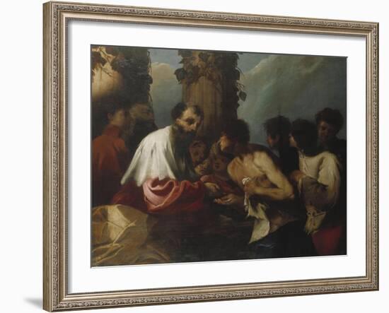 The Parable of the Labourers in the Vineyard-Cristofano Allori-Framed Giclee Print