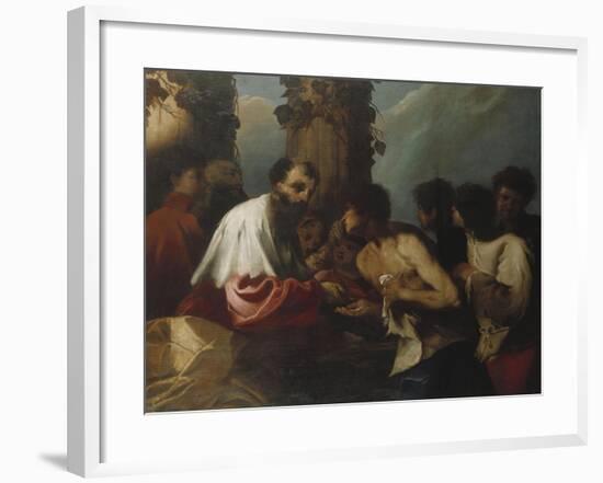 The Parable of the Labourers in the Vineyard-Cristofano Allori-Framed Giclee Print