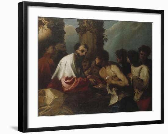 The Parable of the Labourers in the Vineyard-Cristofano Allori-Framed Giclee Print