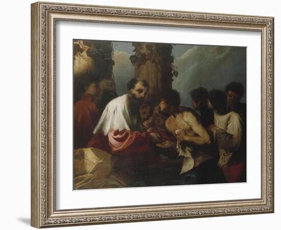 The Parable of the Labourers in the Vineyard-Cristofano Allori-Framed Giclee Print