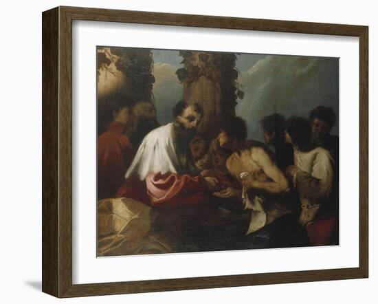 The Parable of the Labourers in the Vineyard-Cristofano Allori-Framed Giclee Print