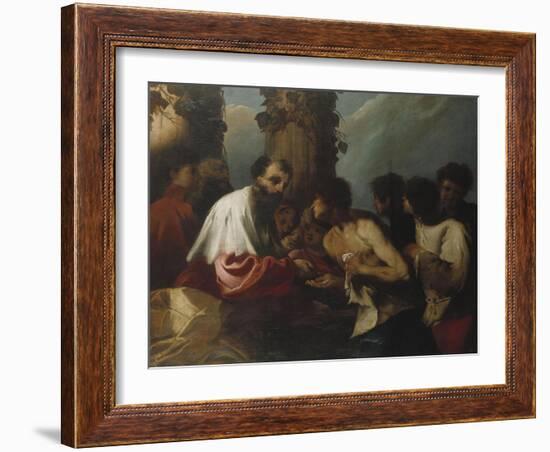 The Parable of the Labourers in the Vineyard-Cristofano Allori-Framed Giclee Print