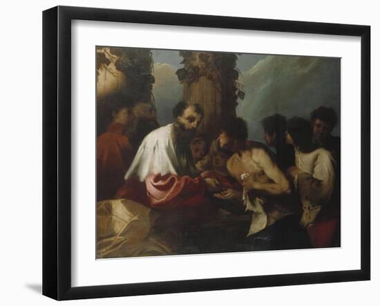 The Parable of the Labourers in the Vineyard-Cristofano Allori-Framed Giclee Print