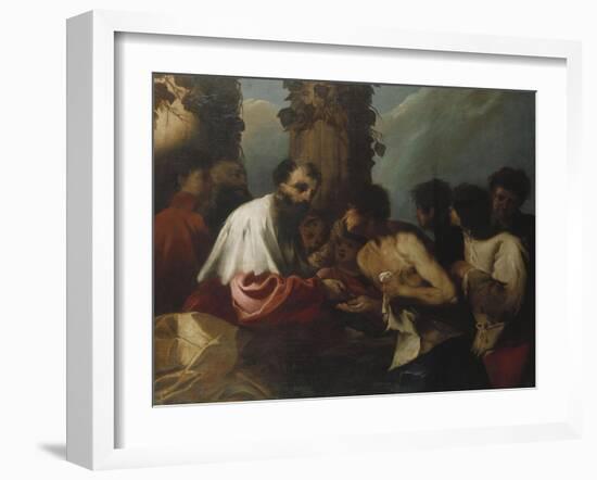 The Parable of the Labourers in the Vineyard-Cristofano Allori-Framed Giclee Print