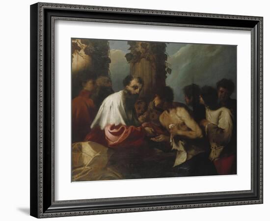 The Parable of the Labourers in the Vineyard-Cristofano Allori-Framed Giclee Print