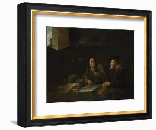 The Parable of the Rich Fool, 1648-David Teniers the Younger-Framed Giclee Print