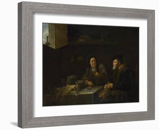 The Parable of the Rich Fool, 1648-David Teniers the Younger-Framed Premium Giclee Print