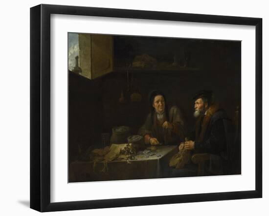 The Parable of the Rich Fool, 1648-David Teniers the Younger-Framed Premium Giclee Print