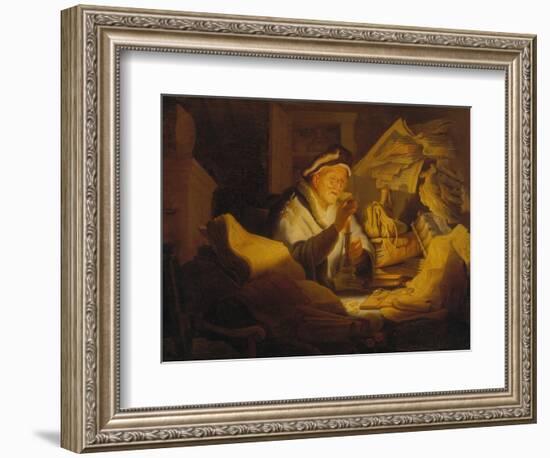 The Parable of the Rich Man (The Money Changer), 1627-Rembrandt van Rijn-Framed Giclee Print