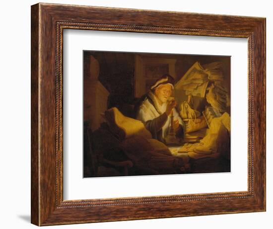 The Parable of the Rich Man (The Money Changer), 1627-Rembrandt van Rijn-Framed Giclee Print