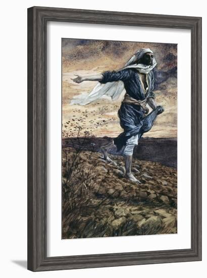 The Parable of the Sower-James Tissot-Framed Giclee Print