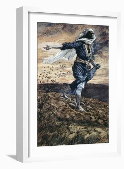 The Parable of the Sower-James Tissot-Framed Giclee Print