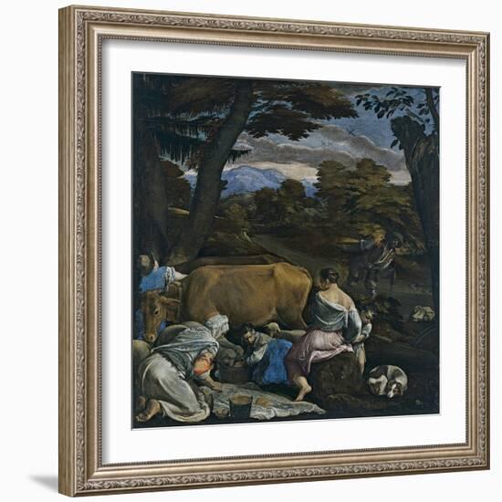 The Parable of the Sower-Jacopo Bassano-Framed Giclee Print