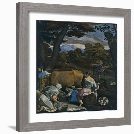 The Parable of the Sower-Jacopo Bassano-Framed Giclee Print