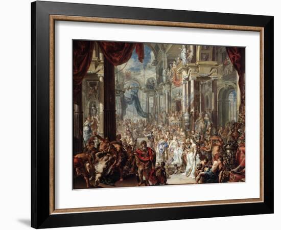 The Parable of the Wedding Feast, 1737-Johann Georg Platzer-Framed Giclee Print