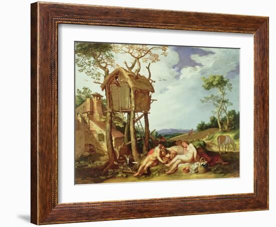 The Parable of the Wheat and the Tares, 1624-Abraham Bloemaert-Framed Giclee Print