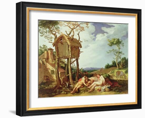 The Parable of the Wheat and the Tares, 1624-Abraham Bloemaert-Framed Giclee Print