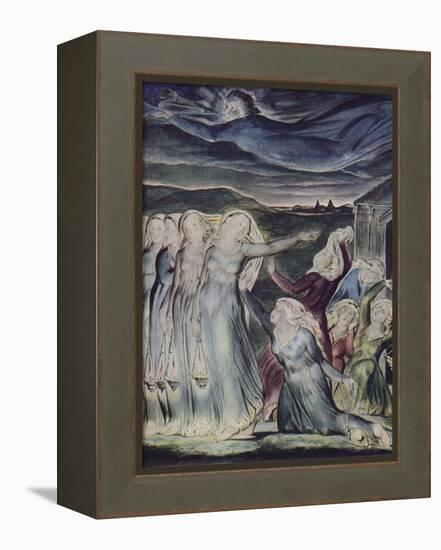 'The Parable of the Wise and Foolish Virgins', c1800-William Blake-Framed Premier Image Canvas