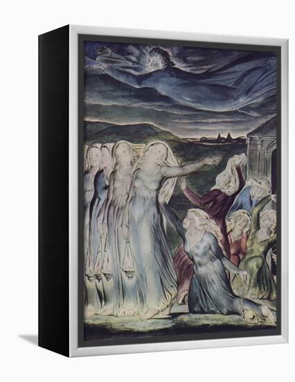 'The Parable of the Wise and Foolish Virgins', c1800-William Blake-Framed Premier Image Canvas