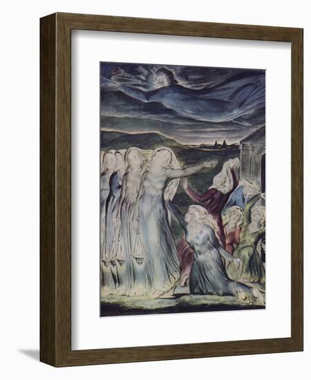 'The Parable of the Wise and Foolish Virgins', c1800-William Blake-Framed Giclee Print