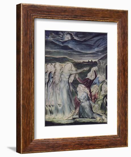 'The Parable of the Wise and Foolish Virgins', c1800-William Blake-Framed Giclee Print