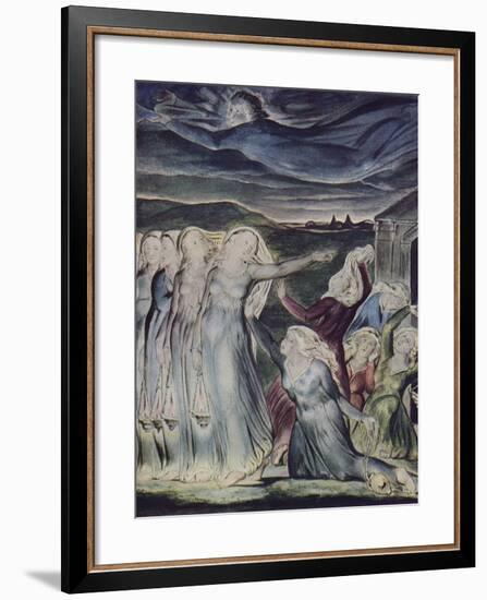 'The Parable of the Wise and Foolish Virgins', c1800-William Blake-Framed Giclee Print