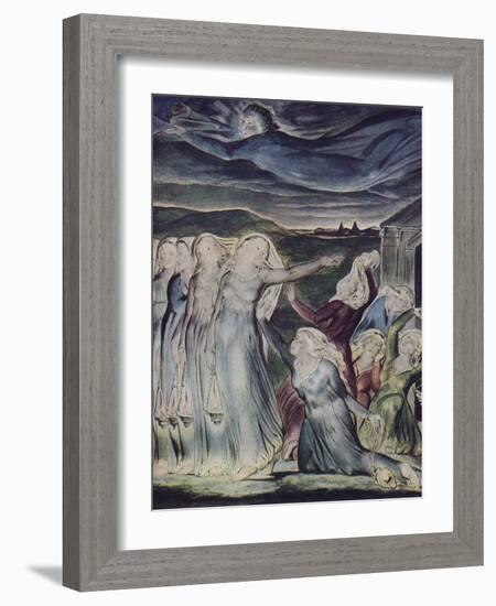 'The Parable of the Wise and Foolish Virgins', c1800-William Blake-Framed Giclee Print