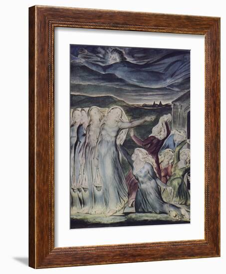 'The Parable of the Wise and Foolish Virgins', c1800-William Blake-Framed Giclee Print