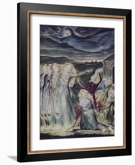 'The Parable of the Wise and Foolish Virgins', c1800-William Blake-Framed Giclee Print