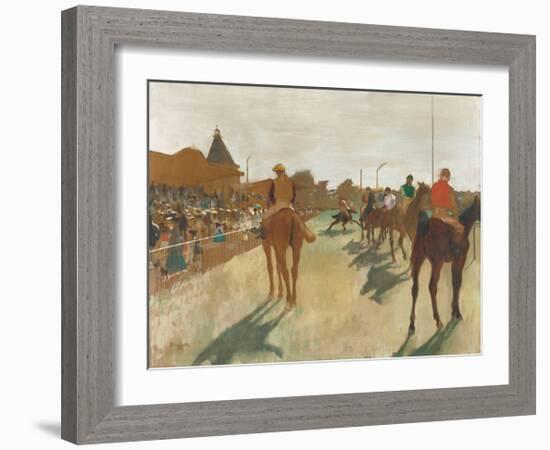 The Parade, c.1866-1868-Edgar Degas-Framed Premium Giclee Print