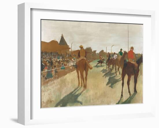 The Parade, c.1866-1868-Edgar Degas-Framed Premium Giclee Print