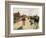 The Parade, or Race Horses in Front of the Stands-Edgar Degas-Framed Art Print