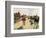 The Parade, or Race Horses in Front of the Stands-Edgar Degas-Framed Art Print