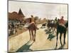 The Parade, or Race Horses in Front of the Stands-Edgar Degas-Mounted Art Print