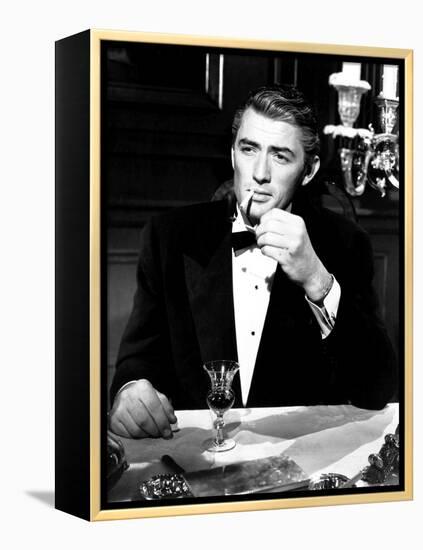 The Paradine Case, Gregory Peck, 1947-null-Framed Stretched Canvas