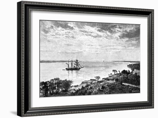 The Parana River, South America, 1895-null-Framed Giclee Print