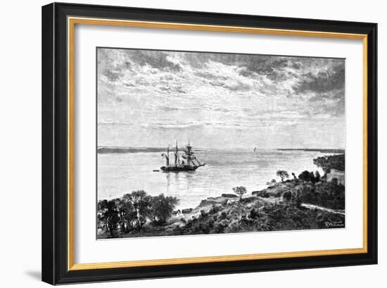 The Parana River, South America, 1895-null-Framed Giclee Print