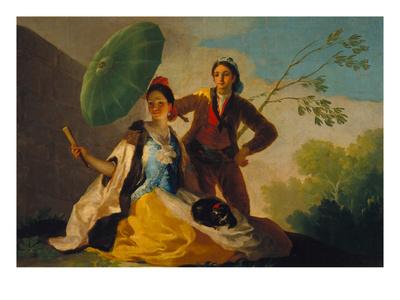 The Parasol 1777 Giclee Print Francisco De Goya Art Com