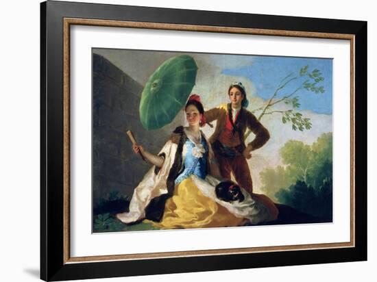 The Parasol, 1777-Francisco de Goya-Framed Giclee Print