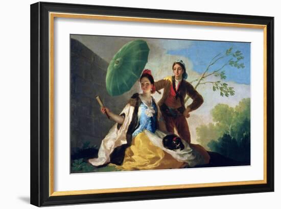 The Parasol, 1777-Francisco de Goya-Framed Giclee Print