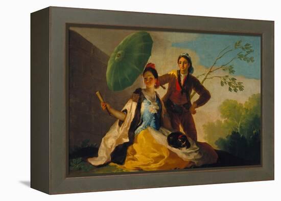 The Parasol, 1777-Francisco de Goya-Framed Premier Image Canvas