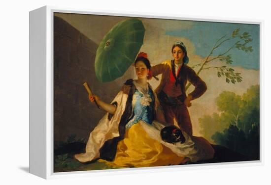 The Parasol, 1777-Francisco de Goya-Framed Premier Image Canvas