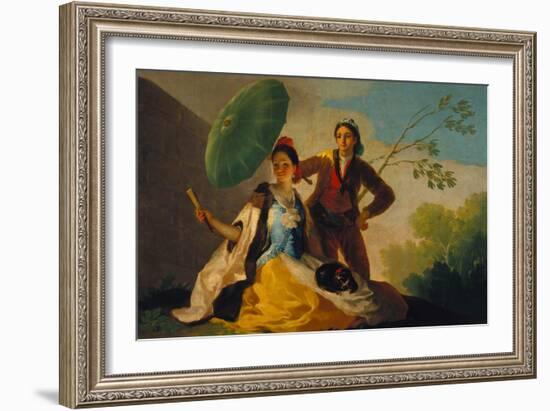 The Parasol, 1777-Francisco de Goya-Framed Giclee Print