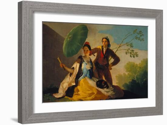 The Parasol, 1777-Francisco de Goya-Framed Giclee Print