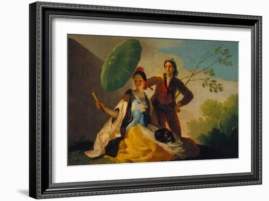 The Parasol, 1777-Francisco de Goya-Framed Giclee Print