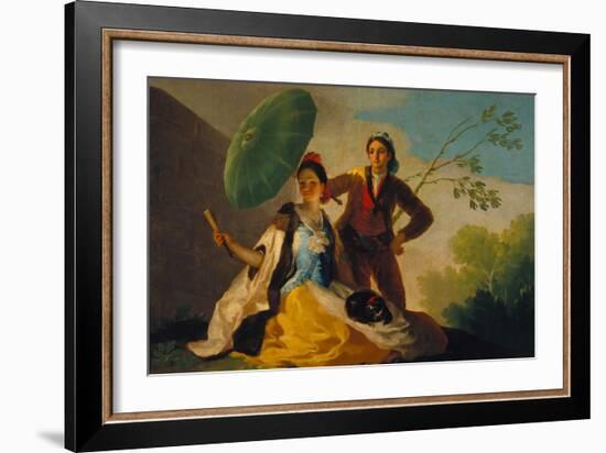 The Parasol. 1777-Francisco de Goya-Framed Giclee Print