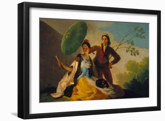 The Parasol. 1777-Francisco de Goya-Framed Giclee Print